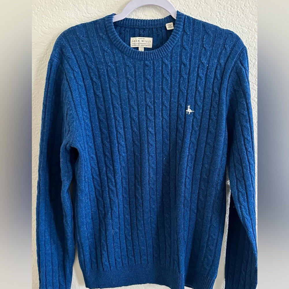 Premium cableknit sweater, Jack Wills
